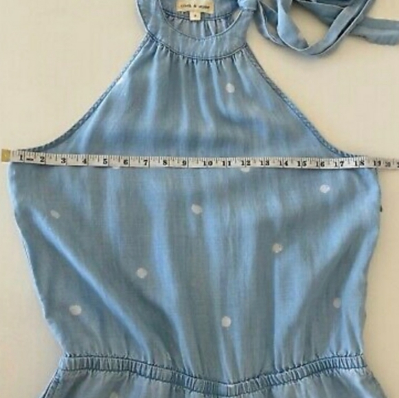 Cloth & Stone Polka Dot Chambray Jumpsuit - Picture 6 of 10